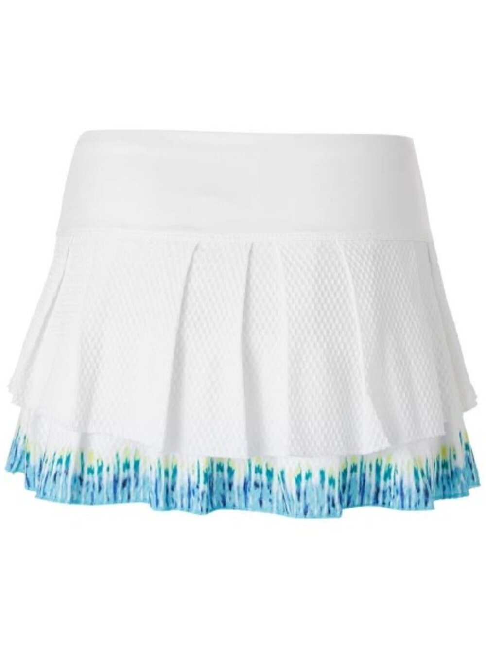 Nwt Lucky In Love Tennis Skort Skirt Shorts Pleated white blue S Small - Picture 3 of 6